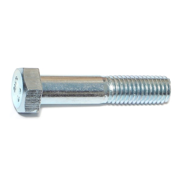 Midwest Fastener Grade 2, 1/2"-13 Hex Head Cap Screw, Zinc Plated Steel, 2-1/2 in L, 50 PK 00104 - main